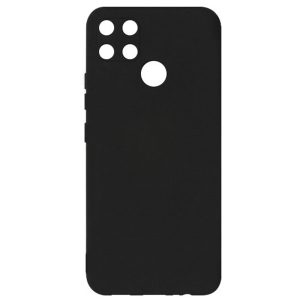 Husa protectie, interior de catifea, compatibila cu Realme 7i, FONIX BloomShield, silicon, margini ridicate, slim, Negru3