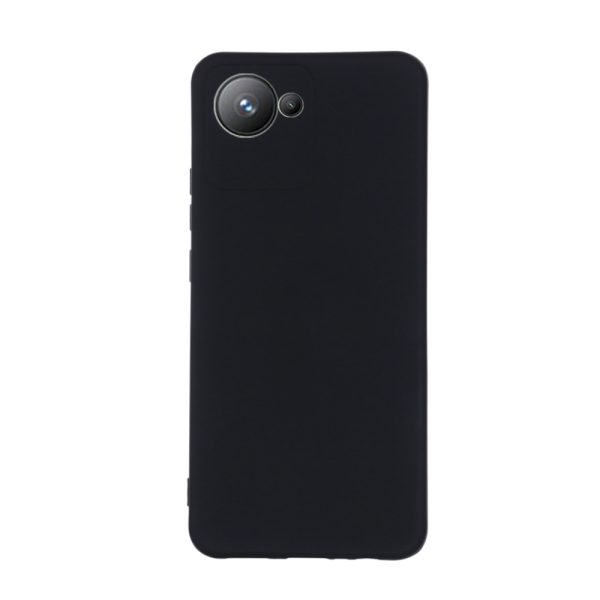 Husa protectie, interior de catifea, compatibila cu Realme C30, FONIX BloomShield, silicon, margini ridicate, slim, Negru4