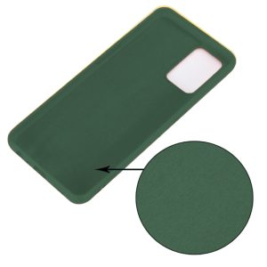 Husa protectie, interior de catifea, compatibila cu Oppo A54 5G / A74 5G / A93 5G, FONIX BloomShield, silicon, margini ridicate, slim, Verde inchis3