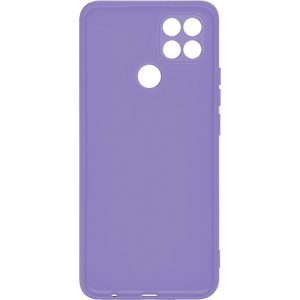 Husa protectie, interior de catifea, compatibila cu Oppo A15 / A15s, FONIX BloomShield, silicon, margini ridicate, slim, Mov3