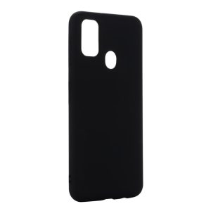 Husa protectie, interior de catifea, compatibila cu Huawei P Smart 2020, FONIX BloomShield, silicon, margini ridicate, slim, Negru2