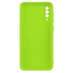 Husa protectie, interior de catifea, compatibila cu Huawei P40 Lite E, FONIX BloomShield, silicon, margini ridicate, slim, Verde neon3