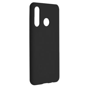 Husa protectie, interior de catifea, compatibila cu Huawei P30 Lite, FONIX BloomShield, silicon, margini ridicate, slim, Negru3