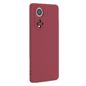 Husa protectie, interior de catifea, compatibila cu Huawei Nova 9, FONIX BloomShield, silicon, margini ridicate, slim, Visiniu2