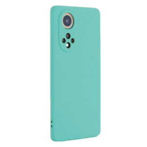 Husa protectie, interior de catifea, compatibila cu Huawei Nova 9, FONIX BloomShield, silicon, margini ridicate, slim, Turcoaz2