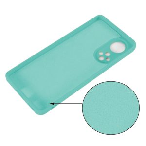 Husa protectie, interior de catifea, compatibila cu Huawei Nova 9, FONIX BloomShield, silicon, margini ridicate, slim, Turcoaz