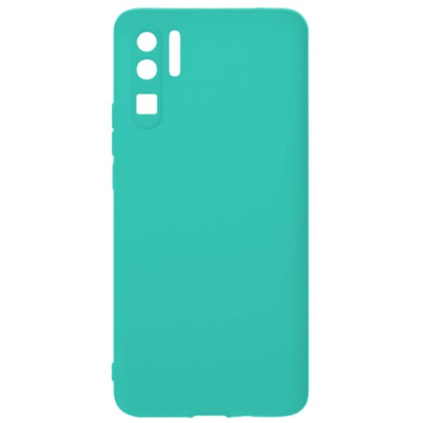 Husa protectie, interior de catifea, compatibila cu Huawei P30 Pro, FONIX BloomShield, silicon, margini ridicate, slim, Turcoaz3