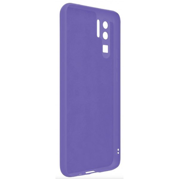 Husa protectie, interior de catifea, compatibila cu Huawei P30 Pro, FONIX BloomShield, silicon, margini ridicate, slim, Mov2