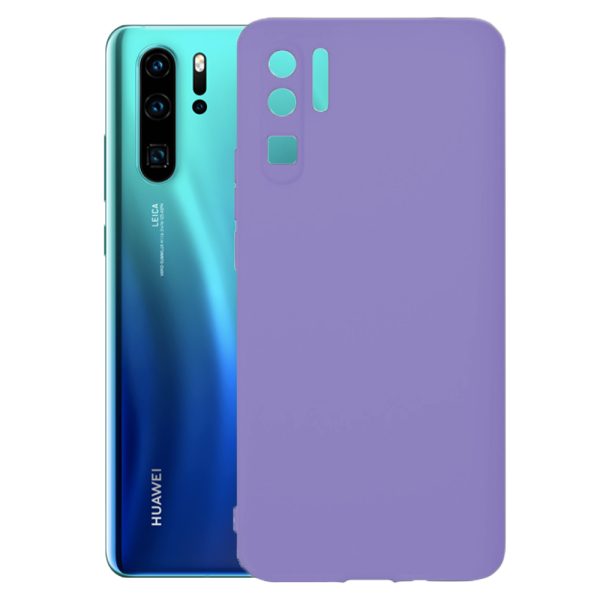 Husa protectie, interior de catifea, compatibila cu Huawei P30 Pro, FONIX BloomShield, silicon, margini ridicate, slim, Mov