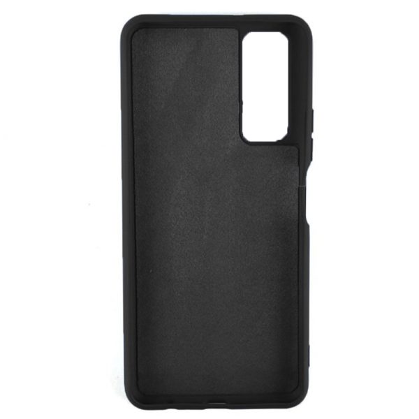 Husa protectie, interior de catifea, compatibila cu Huawei P Smart 2021, FONIX BloomShield, silicon, margini ridicate, slim, Negru2