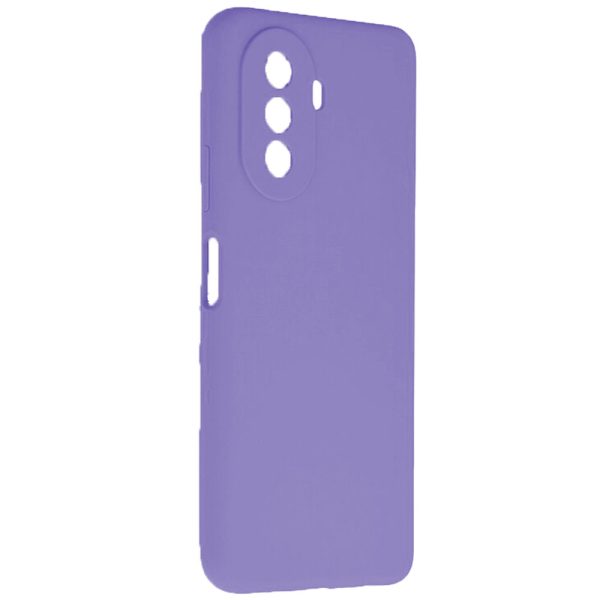 Husa protectie, interior de catifea, compatibila cu Huawei Nova Y70, FONIX BloomShield, silicon, margini ridicate, slim, Mov3