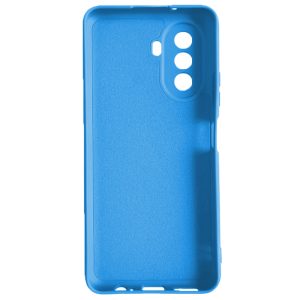 Husa protectie, interior de catifea, compatibila cu Huawei Nova Y70, FONIX BloomShield, silicon, margini ridicate, slim, Albastru2