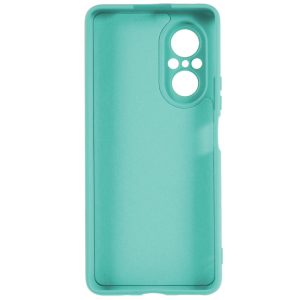 Husa protectie, interior de catifea, compatibila cu Huawei Nova 9 SE, FONIX BloomShield, silicon, margini ridicate, slim, Turcoaz2