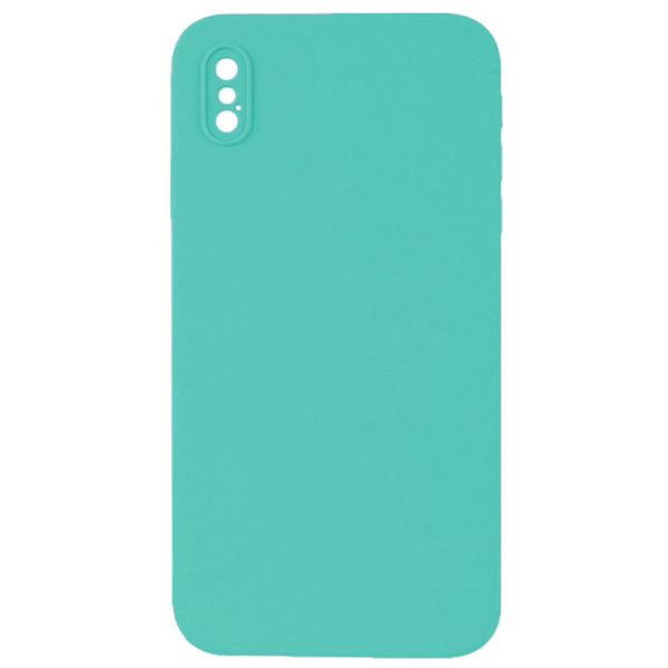 Husa protectie, interior de catifea, compatibila cu Apple iPhone X / XS, FONIX BloomShield, silicon, margini ridicate, slim, Turcoaz3