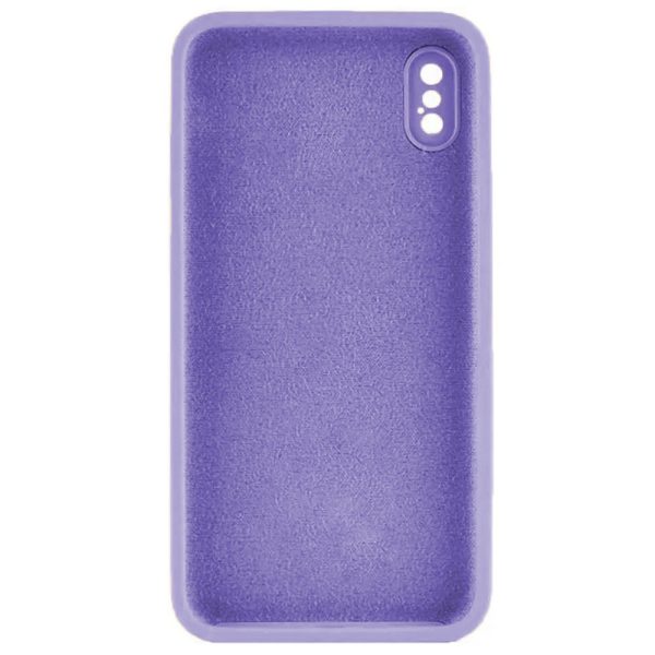 Husa protectie, interior de catifea, compatibila cu Apple iPhone X / XS, FONIX BloomShield, silicon, margini ridicate, slim, Mov2