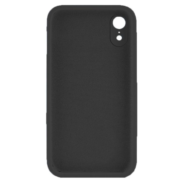 Husa protectie, interior de catifea, compatibila cu Apple iPhone XR, FONIX BloomShield, silicon, margini ridicate, slim, Negru2