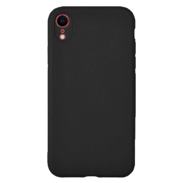 Husa protectie, interior de catifea, compatibila cu Apple iPhone XR, FONIX BloomShield, silicon, margini ridicate, slim, Negru4