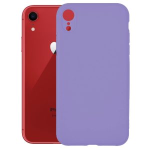 Husa protectie, interior de catifea, compatibila cu Apple iPhone XR, FONIX BloomShield, silicon, margini ridicate, slim, Mov