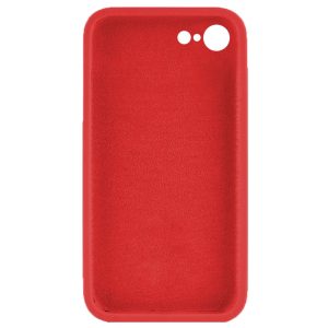 Husa protectie, interior de catifea, compatibila cu Apple iPhone 7 / 8, FONIX BloomShield, silicon, margini ridicate, slim, Rosu2