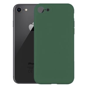 Husa protectie, interior de catifea, compatibila cu Apple iPhone 7 / 8, FONIX BloomShield, silicon, margini ridicate, slim, Verde inchis