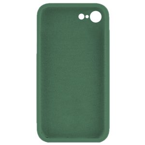 Husa protectie, interior de catifea, compatibila cu Apple iPhone 7 / 8, FONIX BloomShield, silicon, margini ridicate, slim, Verde inchis2