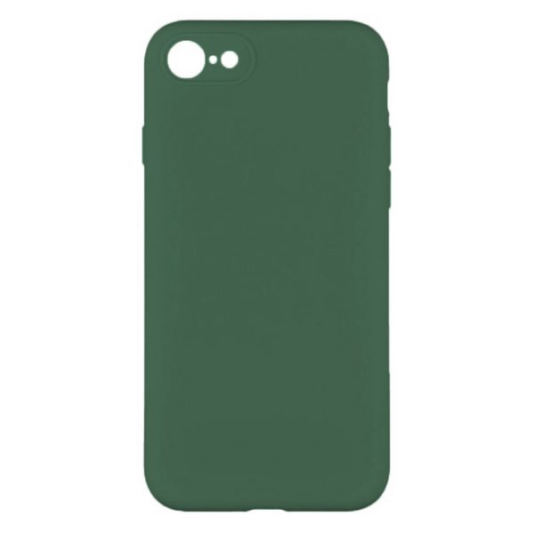 Husa protectie, interior de catifea, compatibila cu Apple iPhone 7 / 8, FONIX BloomShield, silicon, margini ridicate, slim, Verde inchis3