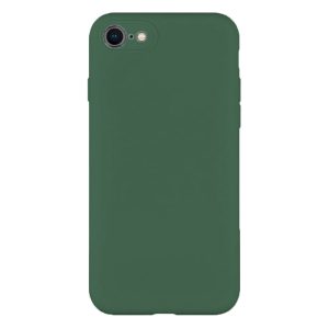 Husa protectie, interior de catifea, compatibila cu Apple iPhone 7 / 8, FONIX BloomShield, silicon, margini ridicate, slim, Verde inchis4