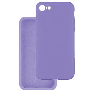 Husa protectie, interior de catifea, compatibila cu Apple iPhone 7 / 8, FONIX BloomShield, silicon, margini ridicate, slim, Mov