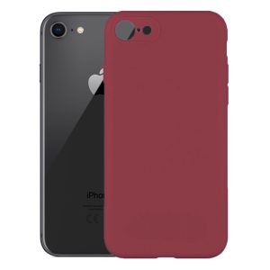 Husa protectie, interior de catifea, compatibila cu Apple iPhone 7 / 8, FONIX BloomShield, silicon, margini ridicate, slim, Visiniu