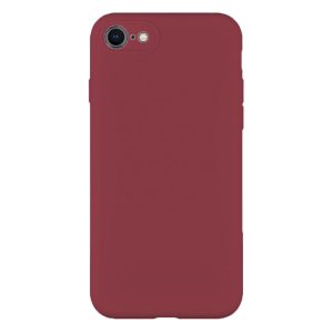 Husa protectie, interior de catifea, compatibila cu Apple iPhone 7 / 8, FONIX BloomShield, silicon, margini ridicate, slim, Visiniu4