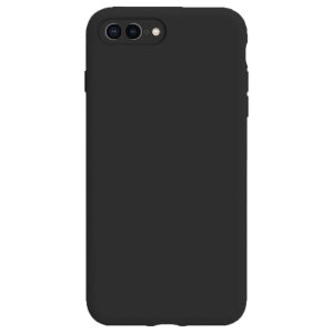 Husa protectie, interior de catifea, compatibila cu Apple iPhone 7 Plus / 8 Plus, FONIX BloomShield, silicon, margini ridicate, slim, Negru