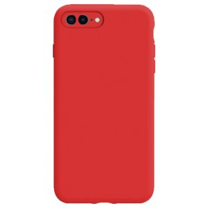 Husa protectie, interior de catifea, compatibila cu Apple iPhone 7 Plus / 8 Plus, FONIX BloomShield, silicon, margini ridicate, slim, Rosu