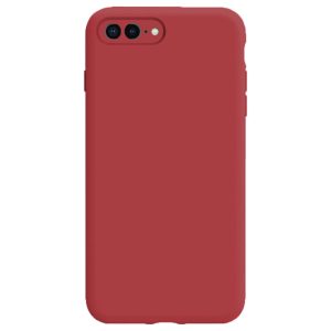 Husa protectie, interior de catifea, compatibila cu Apple iPhone 7 Plus / 8 Plus, FONIX BloomShield, silicon, margini ridicate, slim, Visiniu