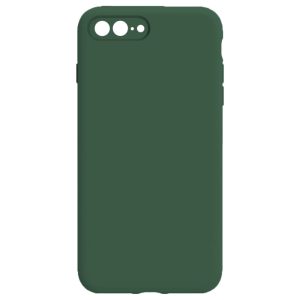 Husa protectie, interior de catifea, compatibila cu Apple iPhone 7 Plus / 8 Plus, FONIX BloomShield, silicon, margini ridicate, slim, Verde inchis3