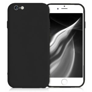 Husa protectie, interior de catifea, compatibila cu Apple iPhone 6 / 6S, FONIX BloomShield, silicon, margini ridicate, slim, Negru