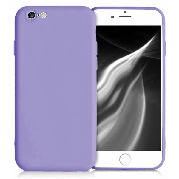 Husa protectie, interior de catifea, compatibila cu Apple iPhone 6 / 6S, FONIX BloomShield, silicon, margini ridicate, slim, Mov