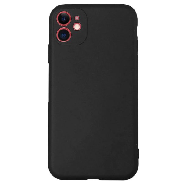 Husa protectie, interior de catifea, compatibila cu Apple iPhone 11, FONIX BloomShield, silicon, margini ridicate, slim, Negru4