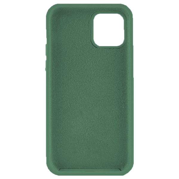 Husa protectie, interior de catifea, compatibila cu Apple iPhone 11 Pro, FONIX BloomShield, silicon, margini ridicate, slim, Verde inchis2