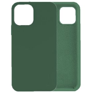 Husa protectie, interior de catifea, compatibila cu Apple iPhone 11 Pro, FONIX BloomShield, silicon, margini ridicate, slim, Verde inchis4