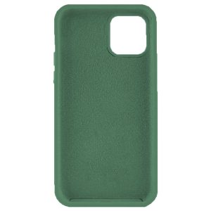 Husa protectie, interior de catifea, compatibila cu Apple iPhone 11 Pro Max, FONIX BloomShield, silicon, margini ridicate, slim, Verde inchis2