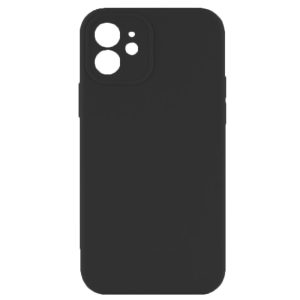 Husa protectie, interior de catifea, compatibila cu Apple iPhone 12, FONIX BloomShield, silicon, margini ridicate, slim, Negru3