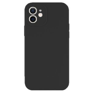 Husa protectie, interior de catifea, compatibila cu Apple iPhone 12, FONIX BloomShield, silicon, margini ridicate, slim, Negru5