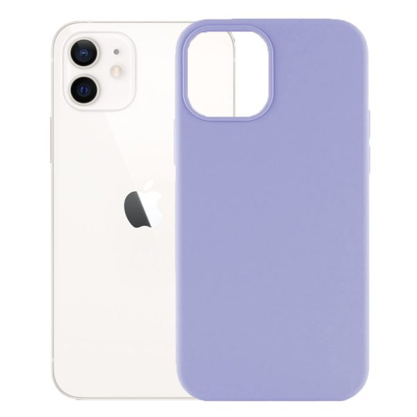 Husa protectie, interior de catifea, compatibila cu Apple iPhone 12, FONIX BloomShield, silicon, margini ridicate, slim, Lila