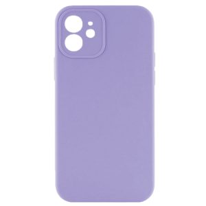 Husa protectie, interior de catifea, compatibila cu Apple iPhone 12, FONIX BloomShield, silicon, margini ridicate, slim, Mov3