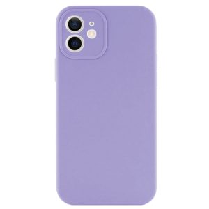 Husa protectie, interior de catifea, compatibila cu Apple iPhone 12, FONIX BloomShield, silicon, margini ridicate, slim, Mov5