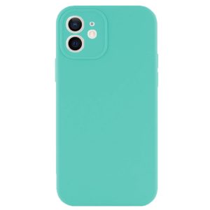 Husa protectie, interior de catifea, compatibila cu Apple iPhone 12, FONIX BloomShield, silicon, margini ridicate, slim, Turcoaz5