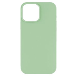 Husa protectie, interior de catifea, compatibila cu Apple iPhone 12 Pro Max, FONIX BloomShield, silicon, margini ridicate, slim, Verde deschis3