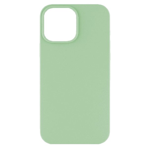 Husa protectie, interior de catifea, compatibila cu Apple iPhone 12 Pro Max, FONIX BloomShield, silicon, margini ridicate, slim, Verde deschis3