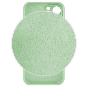 Husa protectie, interior de catifea, compatibila cu Apple iPhone 12 Pro Max, FONIX BloomShield, silicon, margini ridicate, slim, Verde deschis4