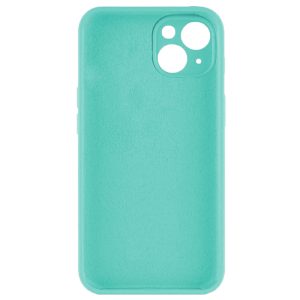 Husa protectie, interior de catifea, compatibila cu Apple iPhone 13 Mini, FONIX BloomShield, silicon, margini ridicate, slim, Turcoaz2